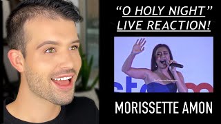 MORISSETTE REACTION  “O HOLY NIGHT” LIVE  ANOTHER WHISTLE NOTE  MORISSETTE AMON [upl. by Drexler]