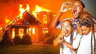 SIBLINGS Burn DOWN The HOUSE Instantly Regrets it BIG E FAMILY [upl. by Ahtilat]