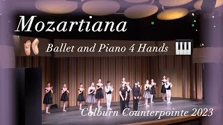 Mozartiana ballet with Piano 4 Hands Colburn Counterpointe 2023 [upl. by Sass]