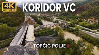 【4K】Autoput VC Dionica Topčić Polje  jedna od najkompleksnijih na koridoru Vc [upl. by Efinnej]