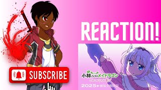 Miss Kobayashis Dragon Maid New Movie REACTION [upl. by Ettebab982]