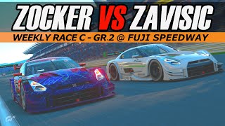 GT Sport  Zocker vs Zavisic  Weekly Race C  GR2  Fuji [upl. by Imoan]