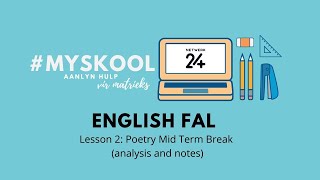 MySkool English FAL Lesson 2 [upl. by Artnoed360]