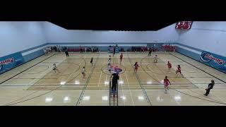 Université de SaintBoniface vs Canadian Mennonite University Womens Volleyball Nov 10 2023 [upl. by Backer]