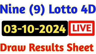 03102024 Nine Lotto Results  4d Result Today  9 Lotto 4d Results  Today 4d Result Live [upl. by Rannug]