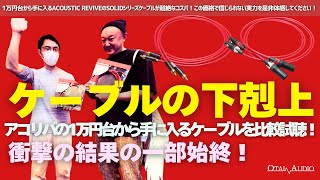 【ケーブルの下剋上】1万円台から手に入るアコリバのケーブルはハイエンドと戦えるのか？比較試聴してみた！ [upl. by Hanej]