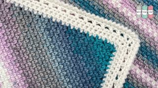 Easy Crochet Peephole Border  Perfect for Baby Blankets [upl. by Jenny]