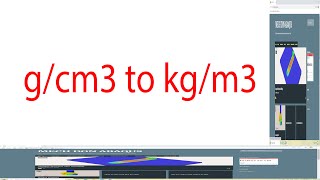 gcm3 to kgm3  kgm3 to gcm3  mechdonabaqusblogspotcom  unit converter [upl. by Rosenblum]