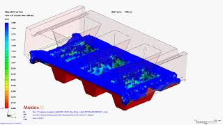 Moldex3D Simulation of Compression Molding Process for SMC [upl. by Ynaoj404]