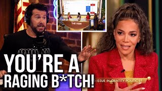 Btchy View Host Claims Only Dumb White Idiots Voted For Trump [upl. by Neirda542]