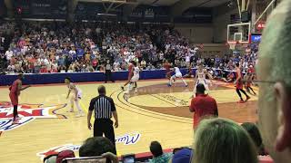 Jalen Crutcher Game Tying Three at the Maui Invitation Final  Dayton vs Kansas  112719 [upl. by Walsh]