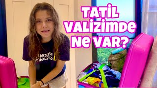 Tatil Valizimde Ne Var  2024 Tuana Zeybek [upl. by Ahseuqal]