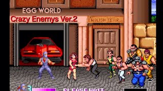 【DDCE2】NINJA2 Playthrough【Double DragonReloadedCrazyEnemysV2】OpenBOR GAMES DoubleDragon 忍者龍劍傳 [upl. by Kinemod]