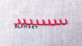 How to do a Blanket Stitch [upl. by Carree107]