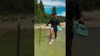 Traversing the Leadville 100 Ultramarathon River Crossing kane recovery recoveryshoes [upl. by Server]