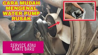 ciriciri water pump radiator rusak  mobil truk [upl. by Adnertal]