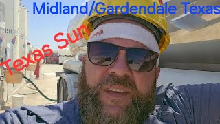 Texas Sun Texas Fun MidlandGardendale Texas The Barbarian Trucker Show [upl. by Leveroni]