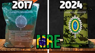 PROVEI A COMIDA DO EXÉRCITO BRASILEIRO EM 2024 MUDOU MUITA COISA EM 7 ANOS [upl. by Gabor168]