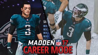 Madden 17 Career Mode  Ep 1  PLAYER CREATION amp DEBUT GAME [upl. by Aicirtan]