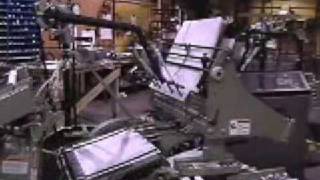 EHD Automatic Platen Press Heavy and Light Stock Feeding Demonstration [upl. by Eenoj]