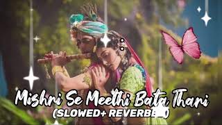 MISHRI SE MEETHI BATA THARI SONG ll SLOWED  REVERBED ll 8D AUDIO ll [upl. by Suoivatnom117]