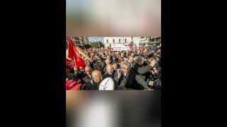 Tunisians protest against President Saied two days before presidential vote [upl. by Giglio]