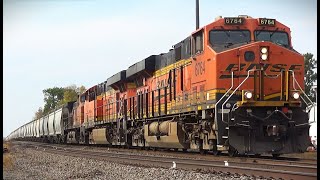 200 hoppers on BNSF Sand train [upl. by Lillian]