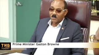 THG News Clip  Gaston Brownes Strong Message to Criminal Elements in Antigua and Barbuda [upl. by Artap]