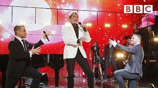 Could It Be Magic  Gary Barlow Robbie Williams and Barry Manilow  Children In Need Rocks  BBC [upl. by Palgrave]