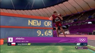 Olympic Record  Mens 100m  London 2012 The Olympic Games  XBOX 360  Hard [upl. by Damiani]