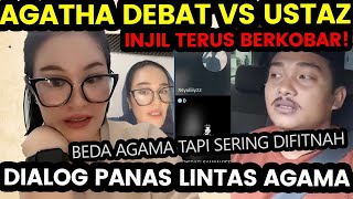 DIALOG PANAS AGATHA VS USTAZ INJIL JANGAN DIFITNAH [upl. by Hcurab]