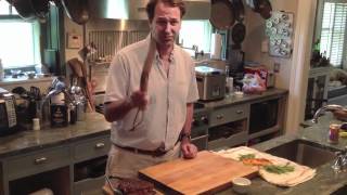 OpenSky Michael Ruhlman demos the Opinel No 13  not your average knife [upl. by Nahshunn]