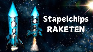 Rakete basteln aus Chipsdose  So geht´s [upl. by Noelle]