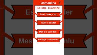 Osmanlıca kelime türevlerisual mesele ve mesuliyet ilişkisi [upl. by Richers]