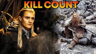 Legolas VS Gimli  Counting kills [upl. by Lamphere]