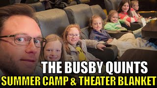 OutDaughtered  Adam Busby And The Quints TAKE OVER The Movie Theater Summer Camp SHOPPING FUN [upl. by Bela116]