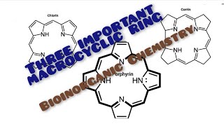 Bioinorganic Chemistry Three important macrocyclic ring PorphyrinCorrin and Chlorin ring [upl. by Michiko16]