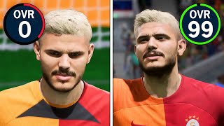 ICARDI 0 OVERALL OLDU  HER GOL 1 OVERALL ARTIYOR  FIFA 23 KARİYER MODU [upl. by Novets]