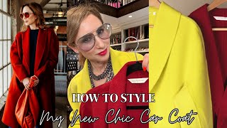 How To Style The Carla Rockmore Car Coat [upl. by Ainoloppa]