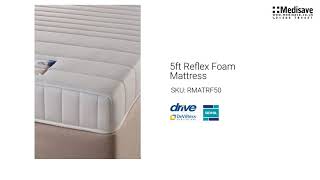 5ft Reflex Foam Mattress RMATRF50 [upl. by Ardine183]