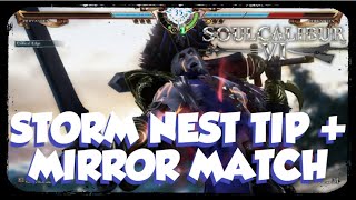 Soul Calibur 6 Cervantes Tip How To Land Storm Nest  Cervantes Ranked Mirror Match [upl. by Thorny]