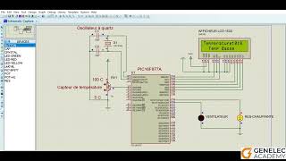 Schéma de Contrôle de Température avec PIC16F877A et Affichage sur LCD [upl. by Htebesile]