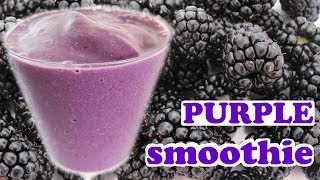 BLACKBERRY FRUIT SMOOTHIE RECIPE  Purple Smoothie Recipe  HEALTHY SMOOTHIE Recipes  HomeyCircle [upl. by Daisey]