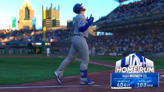 Max Muncy Carries The Dodgers to Victory  MLB The Show 24 Online Rated [upl. by Adlare]