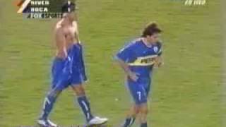 Gol Tevez a River Semifinales Copa Libertadores 2004 [upl. by Broome]