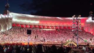 quotSaulePÄ“rkonsDaugavaquot Latvian song and dancing festival 2013 [upl. by Sublett222]