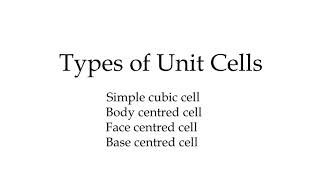 Solid States 4 Lattice Basis SCC BCC FCC unit cells IN MARATHI [upl. by Sahc]