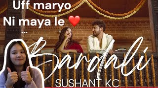 Sushant KC New SongBARDALI  Reaction Video ❤️ [upl. by Nnylkcaj342]