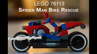 LEGO 76113 Spider Man Bike Rescue [upl. by Emearg]