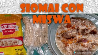 EASY AND SIMPLE RECIPE SIOMAI CON MISWA [upl. by Ahsinam]